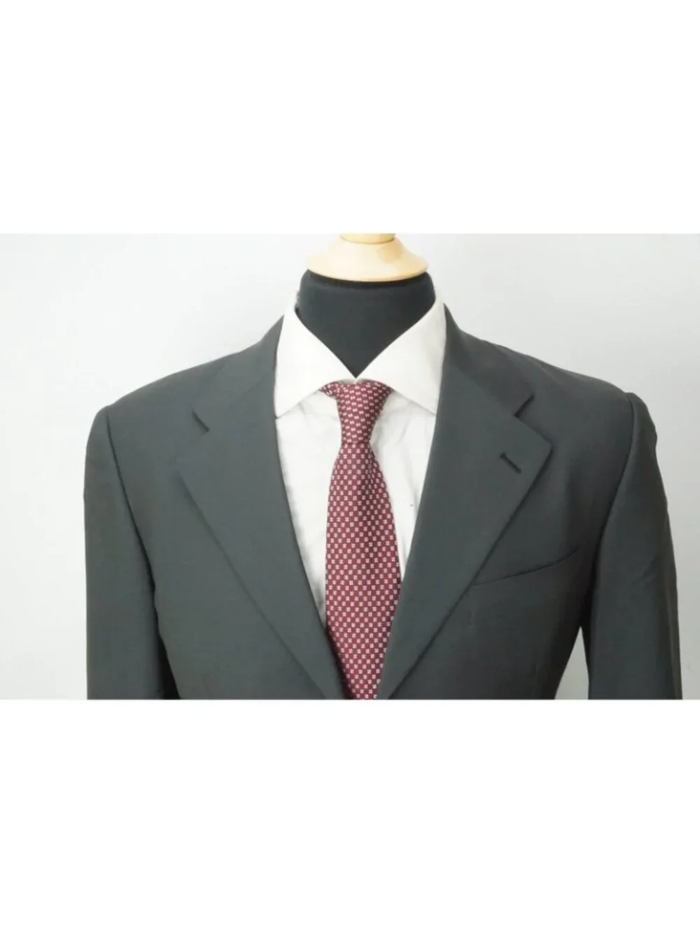 Burberry London Gray Blue Wool 2 Pc Suit Jacket Pants Sz 38R BRAND NEW